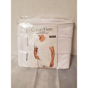 Calvin Klein classic fit V neck pkg of 3 size Small